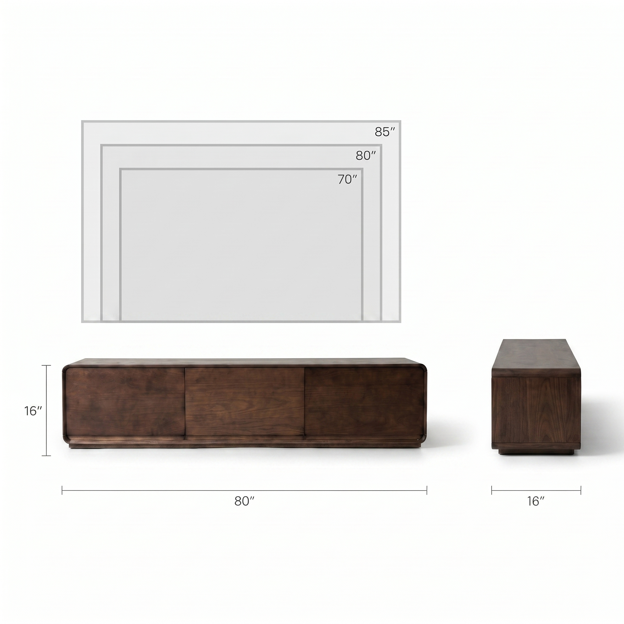 warm brown oak, 80''