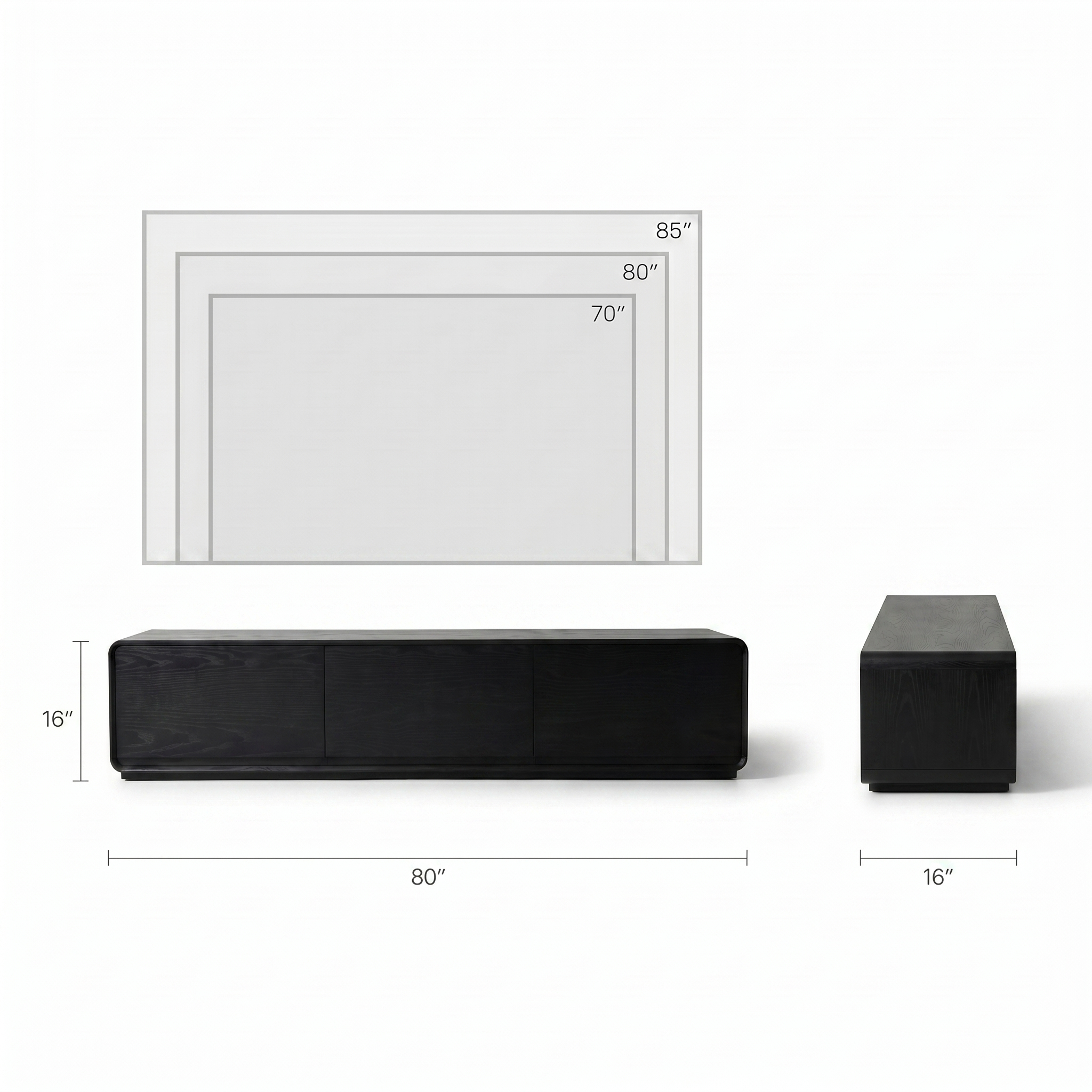 black oak 80''